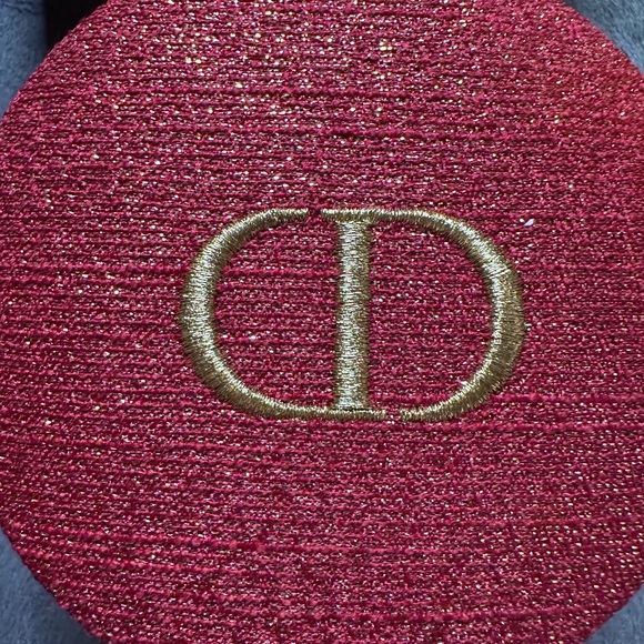 NWB Dior Red and Gold Glitter Travel Vanity Pouch - Picture 5 of 10